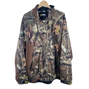 ScentBlocker Dream Season Mossy Oak Camo Hunting Jacket Mens XL Full Zip Carbon